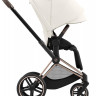 Коляска 3 в 1 Cybex Priam IV Rosegold complete и автокресло Aton S2 i-Size Hibiscus Red Off White