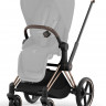 Коляска 3 в 1 Cybex Priam IV Rosegold complete и автокресло Aton S2 i-Size Hibiscus Red Off White