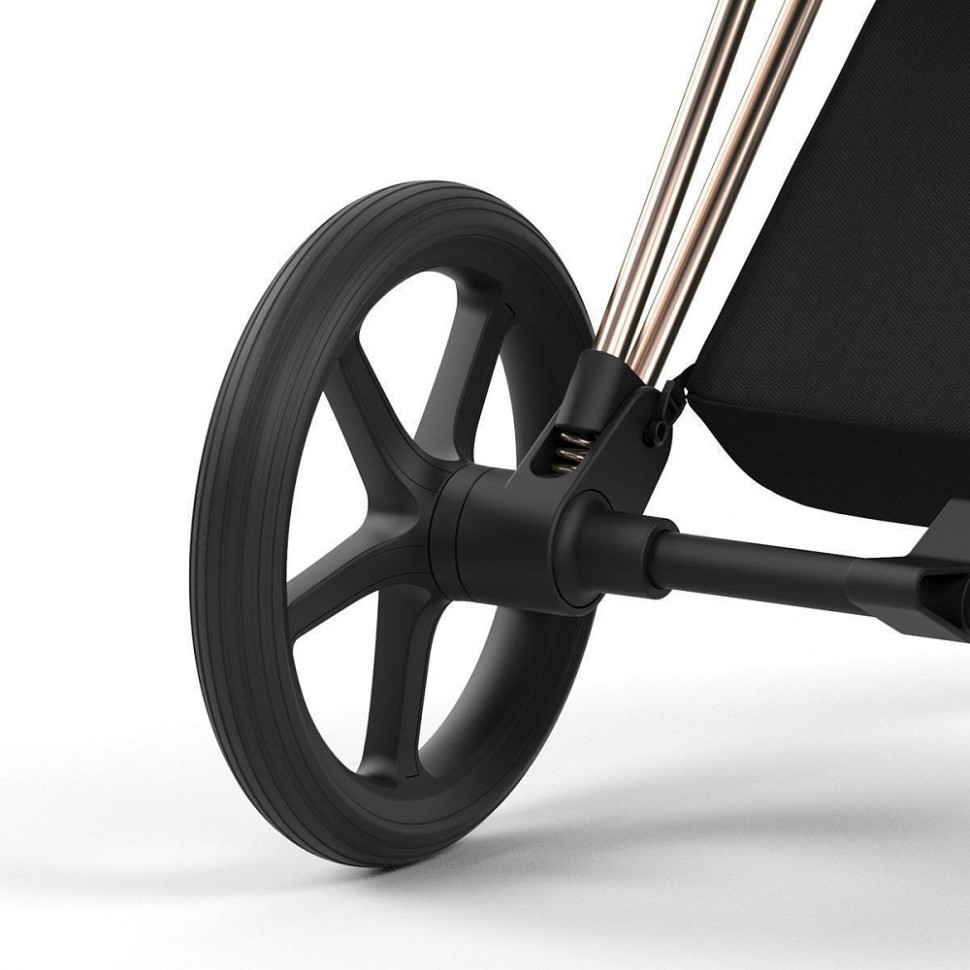 Коляска 3 в 1 Cybex Priam IV Rosegold complete и автокресло Aton S2 i-Size Hibiscus Red Off White