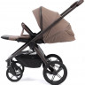 Детская коляска Peppy Monaco Thermo 4 в 1 с автокреслом Verona Brown и базой Mocca (кофе), рама серо-коричневая