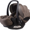 Детская коляска Peppy Monaco Thermo 4 в 1 с автокреслом Verona Brown и базой Mocca (кофе), рама серо-коричневая