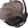 Детская коляска Peppy Monaco Thermo 4 в 1 с автокреслом Verona Brown и базой Mocca (кофе), рама серо-коричневая