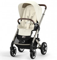 Коляска Cybex Talos S Lux TPE complete 2 в 1 Seashell Beige с дождевиками