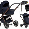 Детская коляска Tutis Mio 3 Plus Limited New 4 в 1 с автокреслом Elo Lux EduSky Black и базой 1622015 Midnight Swallow