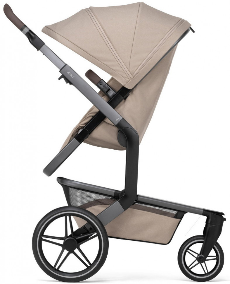 Детская коляска 4 в 1 Joolz Day 5 и автокресло Baby-Safe Core Frost Grey и база Vario Base 5Z без адаптеров + конверт в подарок Sandy taupe
