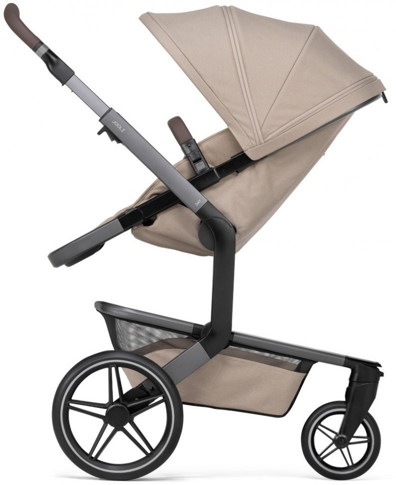 Детская коляска 4 в 1 Joolz Day 5 и автокресло Baby-Safe Core Frost Grey и база Vario Base 5Z без адаптеров + конверт в подарок Sandy taupe