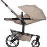 Детская коляска 4 в 1 Joolz Day 5 и автокресло Baby-Safe Core Frost Grey и база Vario Base 5Z без адаптеров + конверт в подарок Sandy taupe
