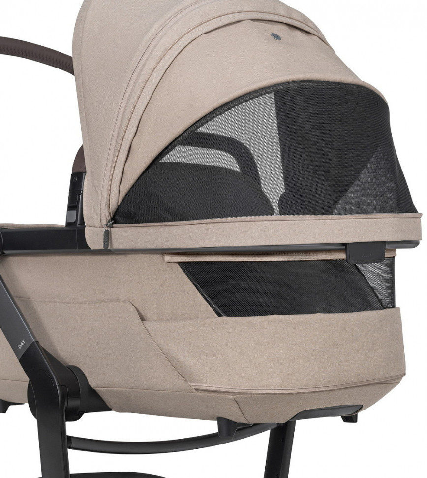 Детская коляска 4 в 1 Joolz Day 5 и автокресло Baby-Safe Core Frost Grey и база Vario Base 5Z без адаптеров + конверт в подарок Sandy taupe
