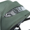 Детская коляска Peppy Monaco Thermo 3 в 1 с автокреслом Verona Black Green (зеленый), рама серо-коричневая