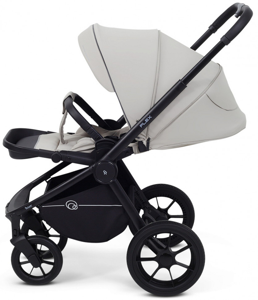 Детская коляска Rant Flex 3 в 1 RA076 с автокреслом Aster Zero Black Stone