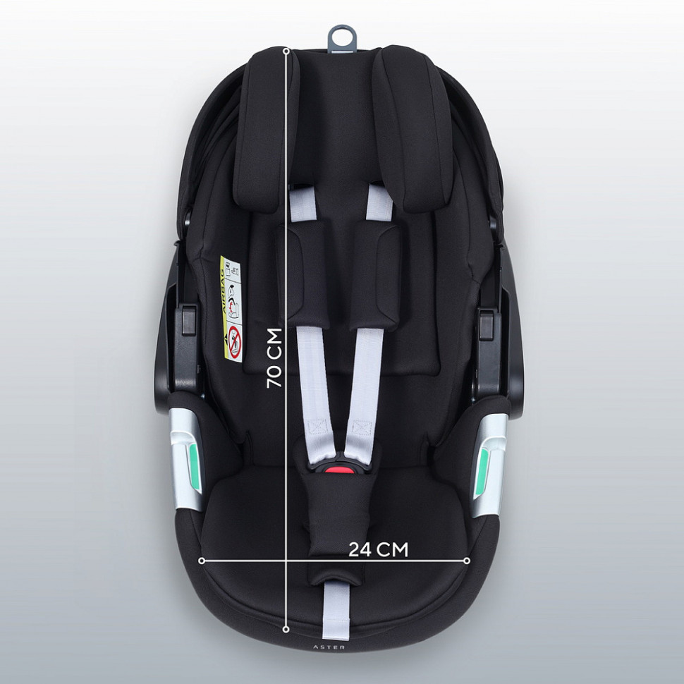 Детская коляска Rant Flex 3 в 1 RA076 с автокреслом Aster Zero Black Stone