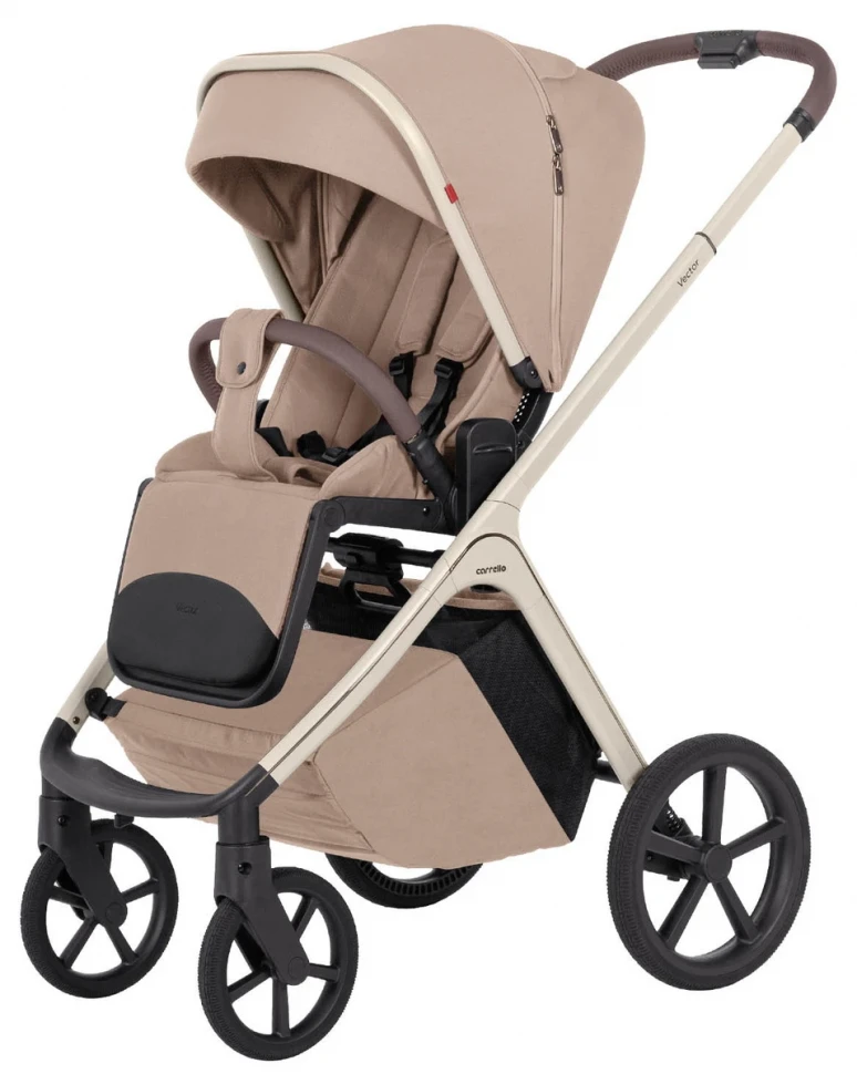 Коляска 2 в 1 Carrello Vector CRL-6550 Walnut Beige
