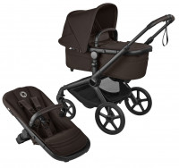 Коляска Bugaboo Fox 5 Renew complete 2 в 1 Black/Cocoa Brown-Cocoa Brown