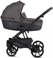 Детская коляска Tutis Viva 6 Plus Essential 3 в 1 с автокреслом Elo Lux EduSky Black 1612072 Periscape