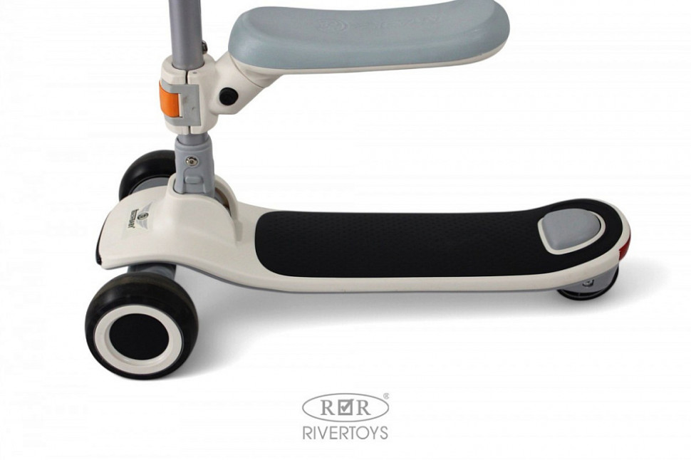 Детский самокат RiverToys HB-009 GREY/серый