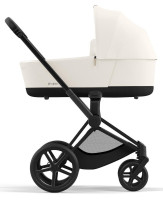 Коляска Cybex Priam IV Matt Black complete Cloud G Ocean Blue Plus Base G3 4 в 1 Off White