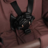 Детская коляска Peppy Monaco Plus 4 в 1 с автокреслом Welldon Crown 2 Grey и базой Burgundy (винный), рама коричневая
