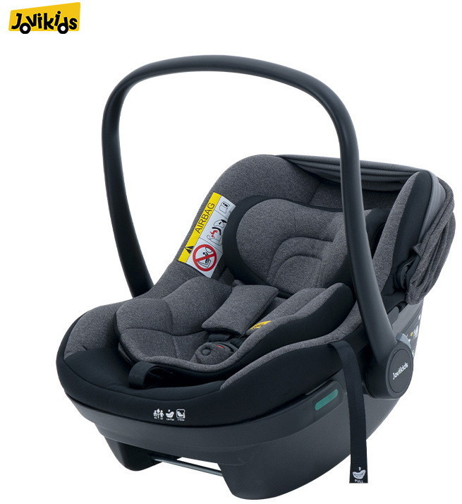 Детская коляска Peppy Monaco Plus 3 в 1 с автокреслом Jovikids Aria Black Burgundy (винный), рама коричневая