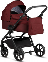 Детская коляска Tutis Leo 3 Plus 3 в 1 с автокреслом Beno Black 1582220 Burgundy