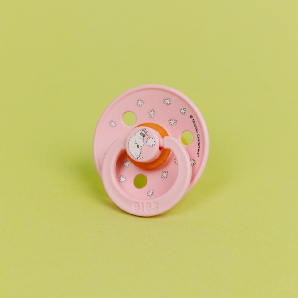 Пустышка латексная Bibs x Moomin Colour - Dreaming, 0+ мес 10033234 Baby Pink