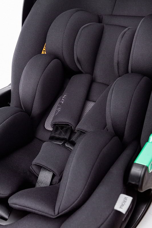 Детская коляска Peppy Monaco Thermo 4 в 1 с автокреслом Verona Black и базой Beige (молочный), рама серо-коричневая