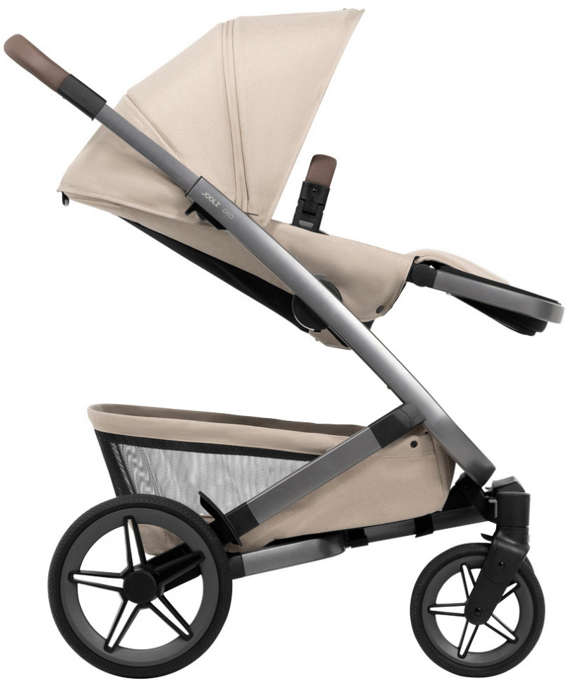 Детская коляска 4 в 1 Joolz Geo5 и автокресло Baby-Safe Core Frost Grey и база Baby-Safe Core без адаптеров Sandy Taupe