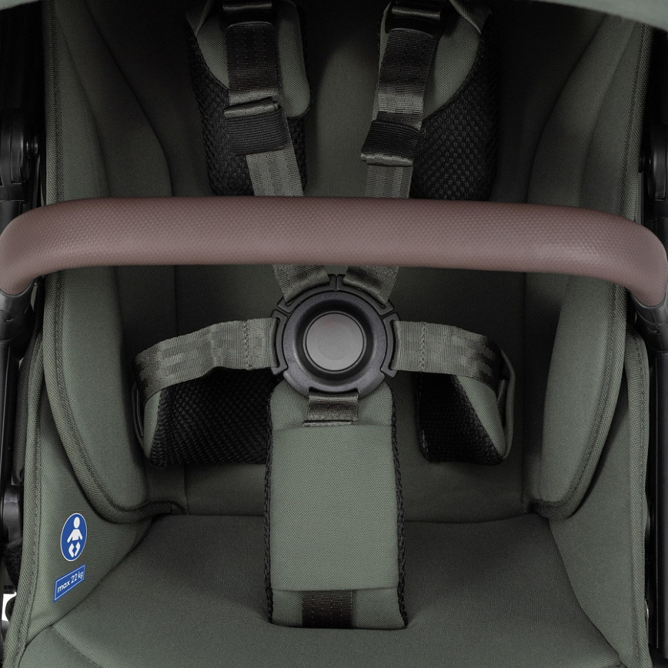 Детская коляска 4 в 1 Joolz Day 5 и автокресло Baby-Safe Core Space Black и база Vario Base 5Z без адаптеров + конверт в подарок Forest green