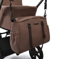 Детская коляска Peppy Soho 2 в 1 Cappuccino (капучино) рама шоколад