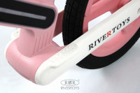 Детский беговел RiverToys HB-003 розовый