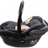 Детская коляска Peppy Monaco Plus 4 в 1 с автокреслом Jovikids Aria Black и базой Oliva Green (зеленый), рама серая