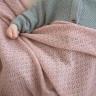 Плед детский Loomknits W028 пудровый