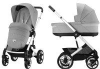 Коляска Cybex Talos S Lux SLV complete 2 в 1 Stone Grey с дождевиками