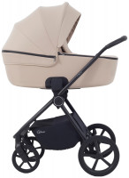 Детская коляска Rant Teo Soft 4 в 1 с автокреслом Miro Black и базой Beige
