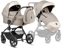Детская коляска Tutis Gio Plus 3 в 1 с автокреслом Elo Lux EduSky Black 1552180 Beige