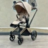 Коляска 2 в 1 Cybex Priam IV Rosegold complete Cozy Beige