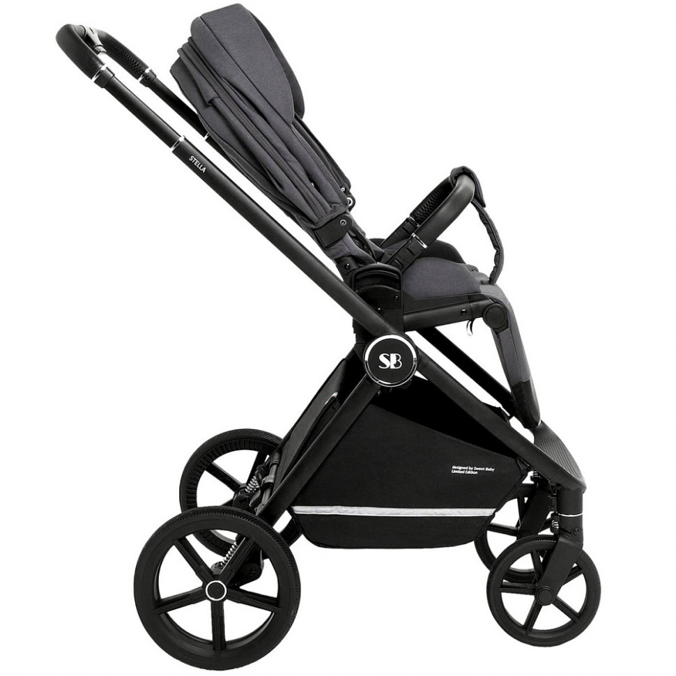Коляска 3 в 1 Sweet Baby Stella + автокресло Premier Grey Dark Grey