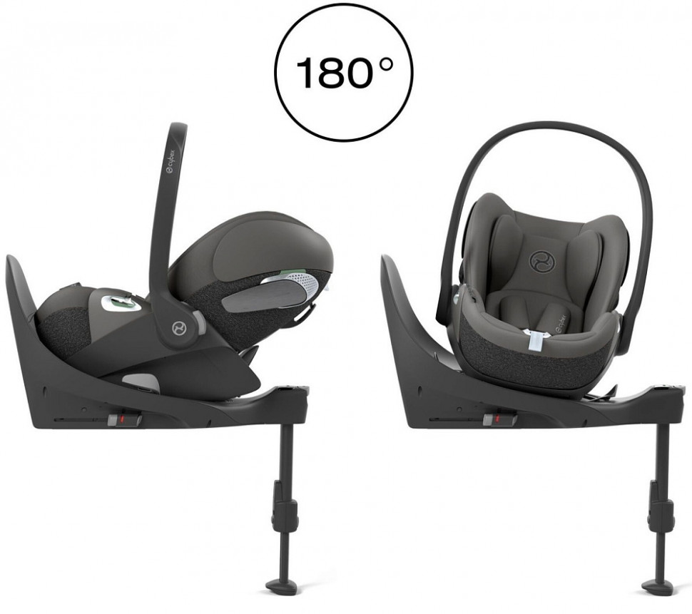 Коляска Cybex Priam V Rosegold Style Cloud T Mirage Grey Base T 4 в 1 Sage Green
