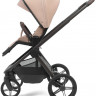 Детская коляска Peppy Soho 3 в 1 с автокреслом Verona Black Rose (пыльная роза), рама серо-бежевый