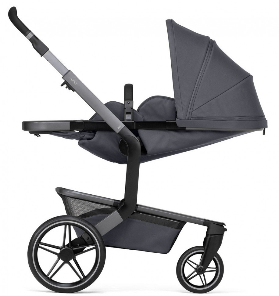 Детская коляска 3 в 1 Joolz Day 5 и автокресло Britax Roemer Baby-Safe Pro Style Carbon Black Stone Grey