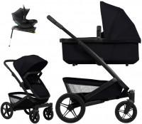 Детская коляска 4 в 1 Joolz Geo5 и автокресло Baby-Safe Core Space Black и база Baby-Safe Core без адаптеров Space Black