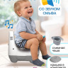 Горшок детский Fiorellino Elephant Слоник BP051, звуковой, антискользящая вставка серый