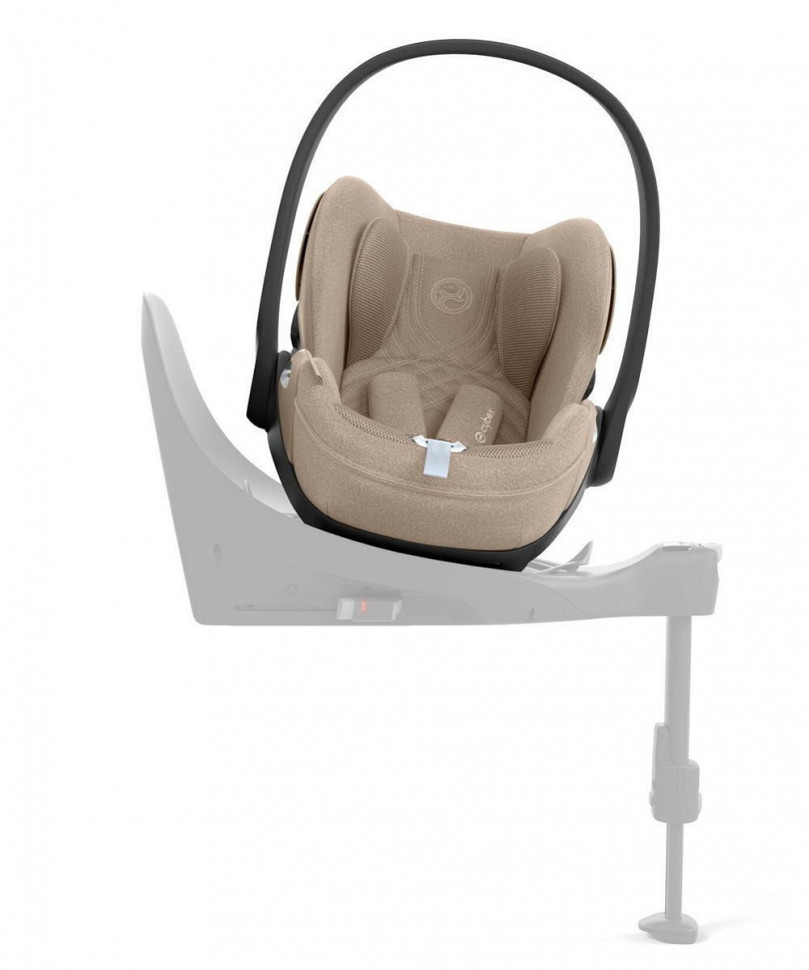 Коляска 3 в 1 Cybex Priam IV Rosegold complete и автокресло Cloud T i-Size Cozy Beige Plus Cozy Beige
