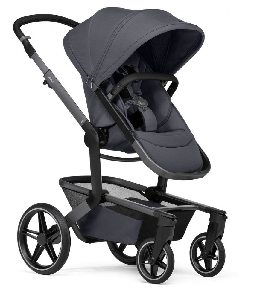 Детская коляска 4 в 1 Joolz Day 5 и автокресло Baby-Safe Core Midnight Grey и база Baby-Safe Core + конверт в подарок Stone grey
