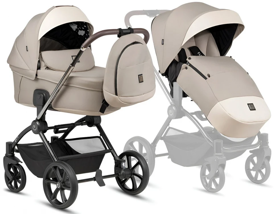 Детская коляска Tutis Gio Plus 2 в 1 1552180 Beige Детская коляска Tutis Gio Plus 2 в 1 1552180 Beige