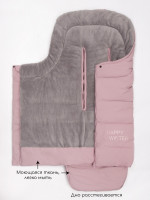 Конверт Amarobaby Polar зимний 105 см пудровый