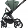 Детская коляска Peppy Monaco Thermo 4 в 1 с автокреслом Welldon Crown 2 Beige и базой Green (зеленый), рама серо-коричневая