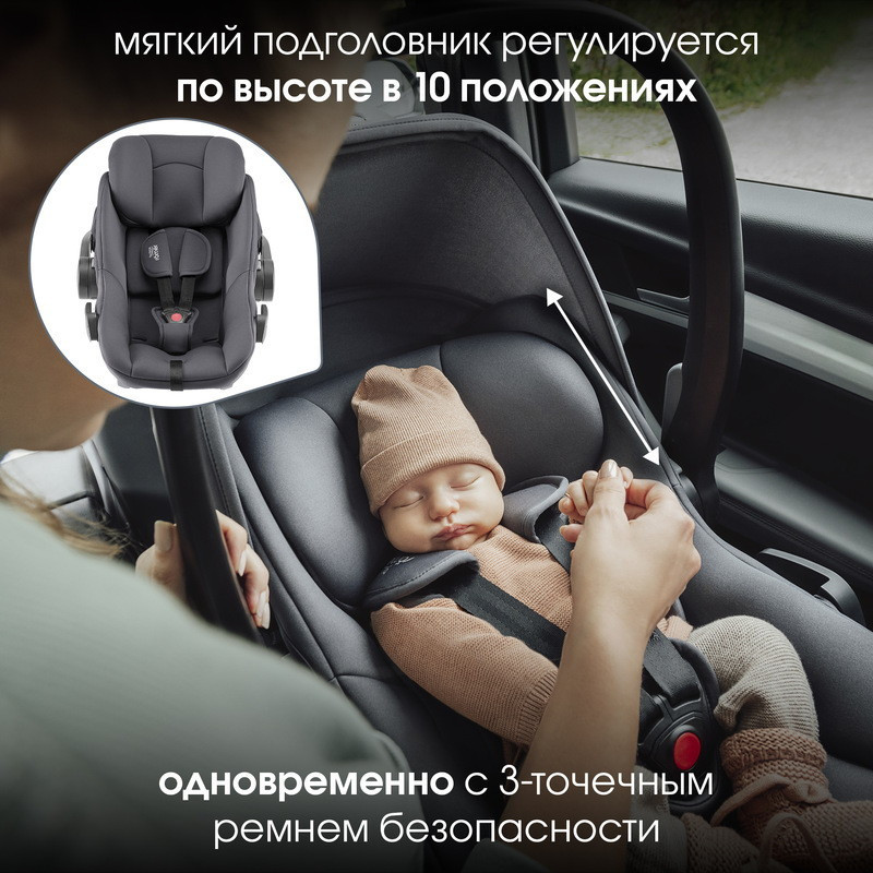 Детская коляска 4 в 1 Joolz Geo5 и автокресло Baby-Safe Core Space Black и база Vario Base 5Z Space Black