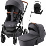 Коляска 4 в 1 Britax Roemer Smile 5Z и автокресло Baby-Safe Pro Space Black + Vario Base 5Z Midnight Grey