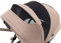 Коляска Agex Prima Pro 3 в 1 с автокреслом i-Safe S Grey APP232 Beige (Бежевый)