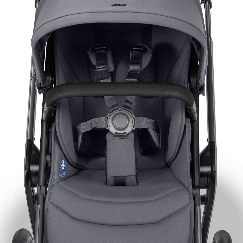 Детская коляска 3 в 1 Joolz Day 5 и автокресло Britax Roemer Baby-Safe Pro Style Carbon Black без адаптеров Stone Grey